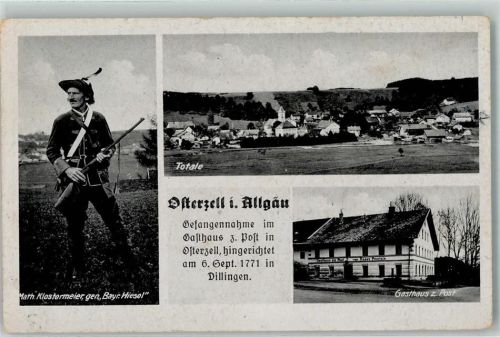 Osterzell Math. Klostermeier gen. Bayr. Hiesel Gasthaus Zur Post