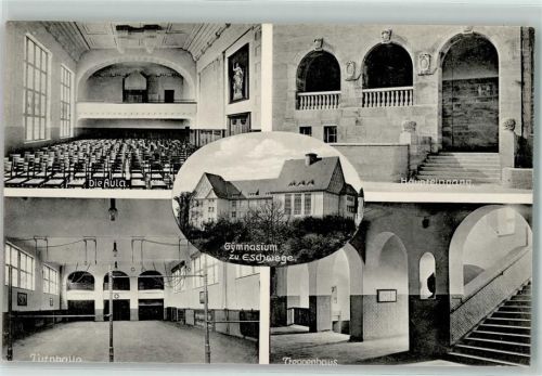 Eschwege Gymnasium Turnhalle Reck Haupteingang Treppenhaus Aula