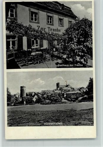 Münstermaifeld 1939 Gasthaus zur Traube, Ak
