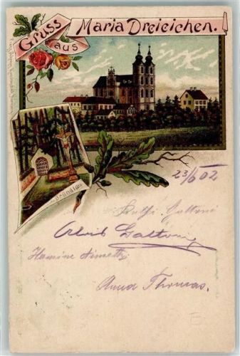 Stockern 1902 Bründl Basilika Maria Dreiechen