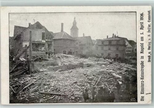Nagold 1906 Einsturz-Katastrophe