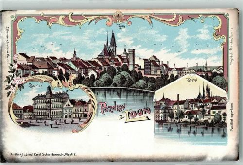 Louny Louny Radnice Kostel