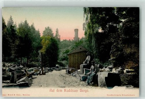 Rochlitz Auf dem Rochlitzer Berge Arbeiter Turm