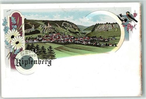 Kipfenberg Kirche Blumen Vögel Gruss