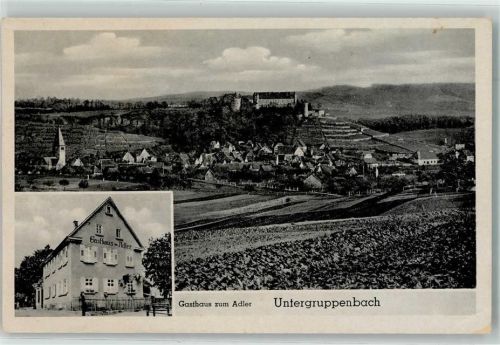 Untergruppenbach Gasthaus zum Adler Burg Stettenfels