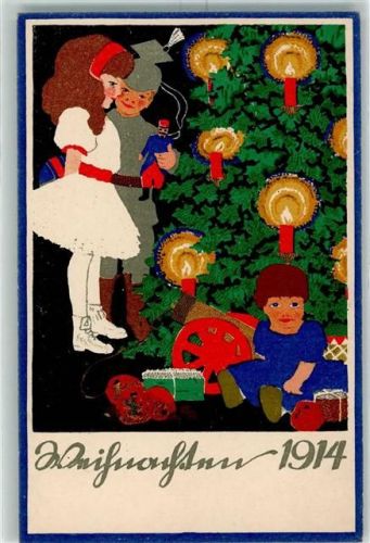 Verein für Volksküchen sign. Curt Börmel Weihnachten 1914