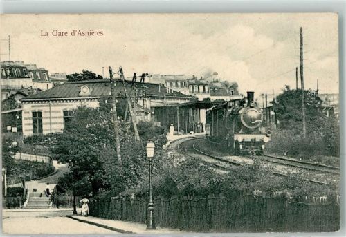 Asnieres Bahnhof Eisenbahn