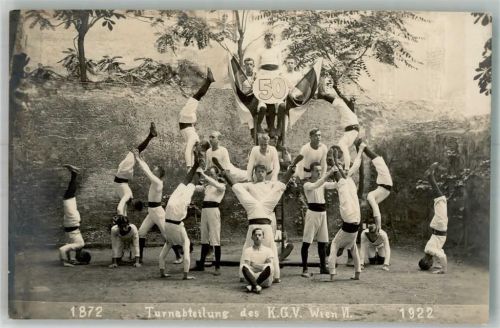 Wien Turn-Abteilung des K.G.V. 1872-1922 50 Jahre