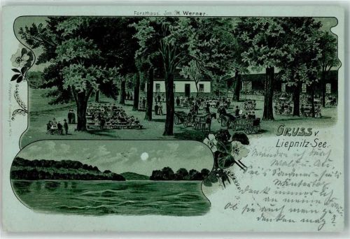 Wandlitz 1903 Liepnitz See Gasthaus Forsthaus