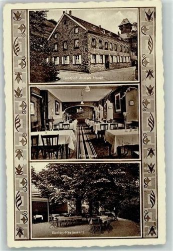 Kobern-Gondorf Gasthaus Joseph Haupt Speisesaal Garten Restaurant