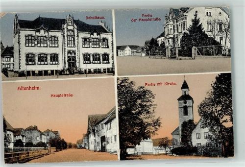 Altenheim Schulhaus Hauptstraße Kirche