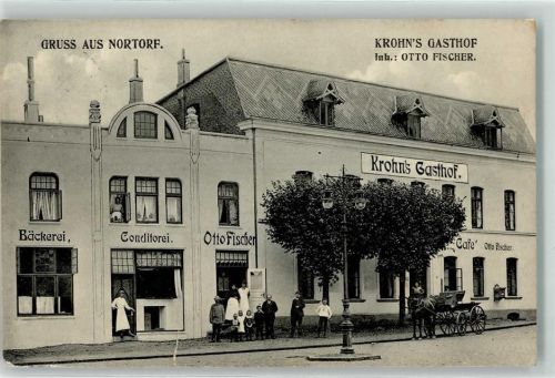 Nortorf 1913 Krohns Gasthaus Otto Fischer