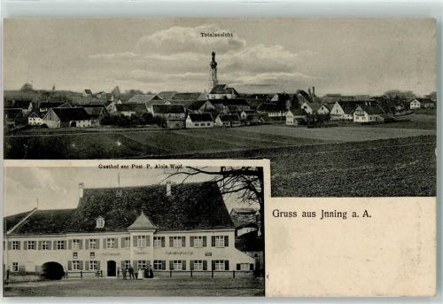 Inning Gasthaus zur Post Pfarrkiche St. Johannes Baptist