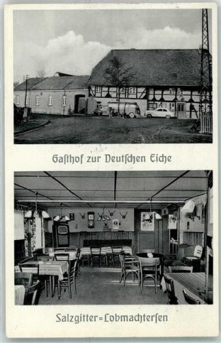 Salzgitter Gasthaus zur Deutschen Eiche Gastraum Auto