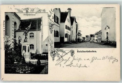 Reichertshofen 1907 Kriegerdenkmal