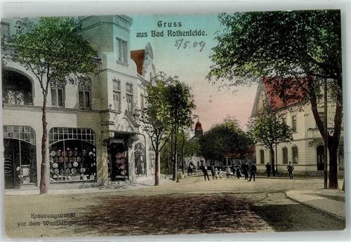 Bad Rothenfelde Kreuzungspunkt vor dem Westfälischen Hof
