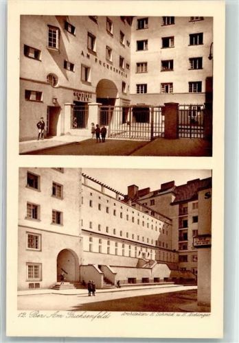 Wien Am Fuchsenfeld Wohnhaus der Gemeinde