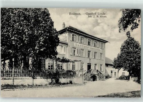 Bodman Gasthaus Linde J. B. Kraus