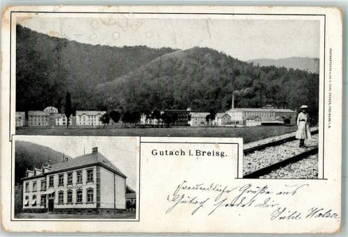 Gutach 1902 Schulhaus