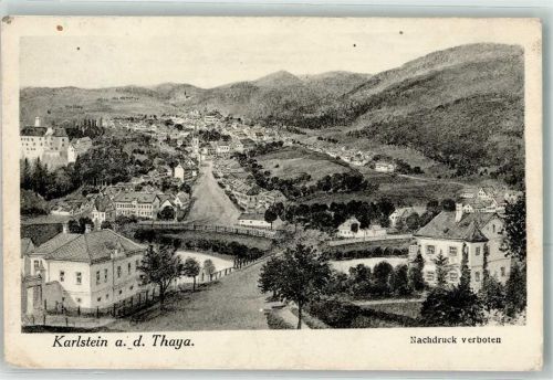 Karlstein 1921 Vogelschau