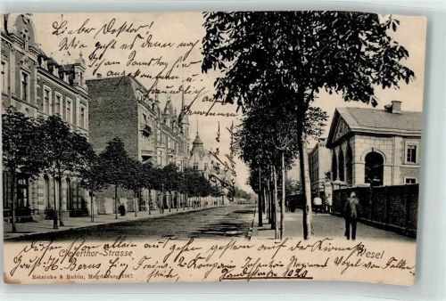 Wesel 1904 Cleverthor Straße