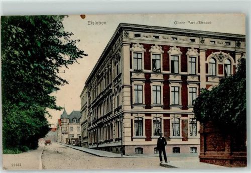 Lutherstadt Eisleben 1913 Obere Park-Straße