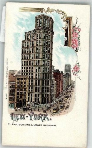 New York City St. Paul Building Lower Brodway