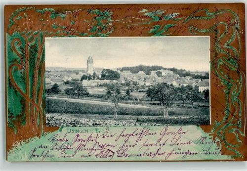 Usingen 1906 Passepartout Jugendstil