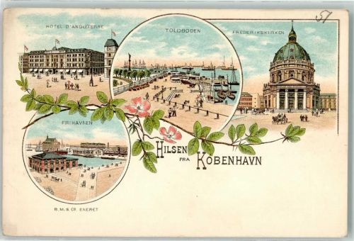 Kopenhagen Hotel d`Angleterre Frihavnen Toldboden Fredrikskirken