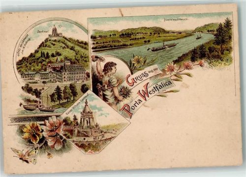 Porta Westfalica Hotel Kaiserhof Kaiser Wilhelm Denkmal