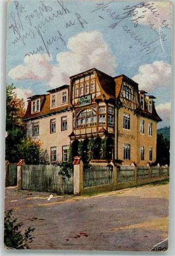 Georgenthal 1914 Gasthaus Cafe Hartmann Künstlerkarte WIRO Nr. 3604 A