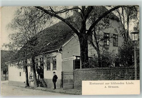 Bünde 1916 Gasthaus zur blühenden Linde Ort handschriftlich