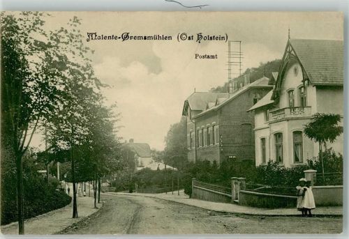 Bad Malente-Gremsmühlen 1903 Postamt