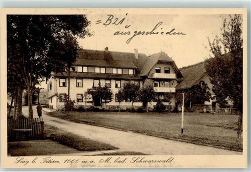 Saig Gasthaus zum Hochfirst Foto AK