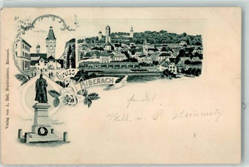 Biberach 1899 Denkmal Kaiser Wilhelm I Ulmer Tor