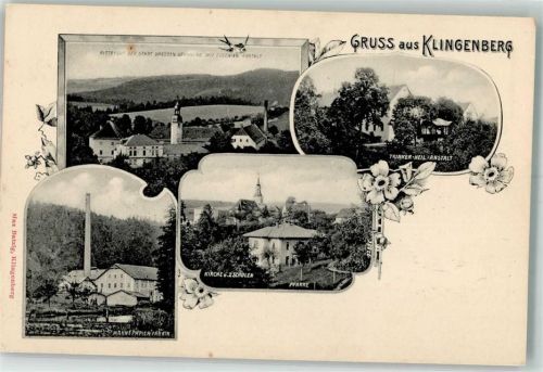 Klingenberg Schwalbe Rittergut Papierfabrik Alkohol-Entzugsanstalt
