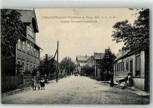 Neuhaus Untere Schwarzburgstraße Kinder Großer Hund