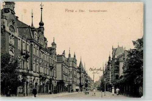 Pirna 1912 Gartenstraße