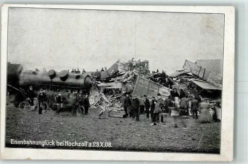 Hochzoll 1908 Eisenbahnunglück