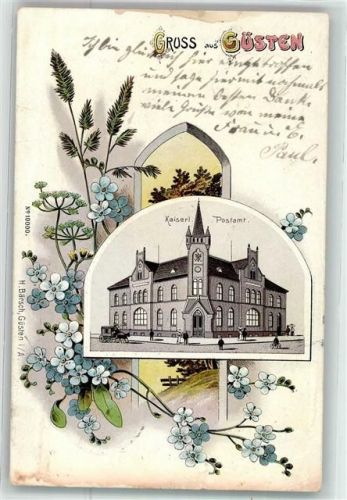 Güsten 1905 Kaiserl. Postamt