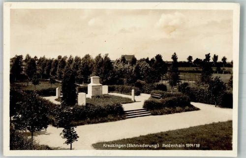 Kreuzingen 1941 Denkmal Heldenhain 1914/18