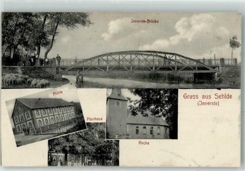 Sehlde Innerste Brücke Mühle Pfarrhaus