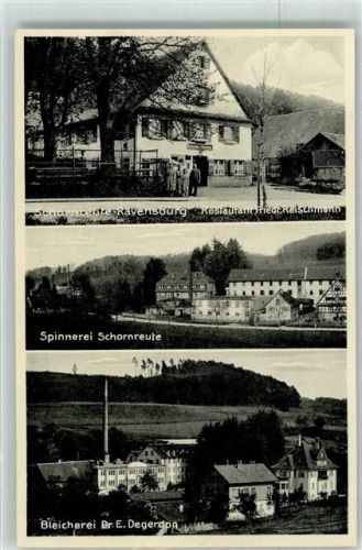 Ravensburg Schornreute Spinnerei Bleicherei Gasthaus Reischmann