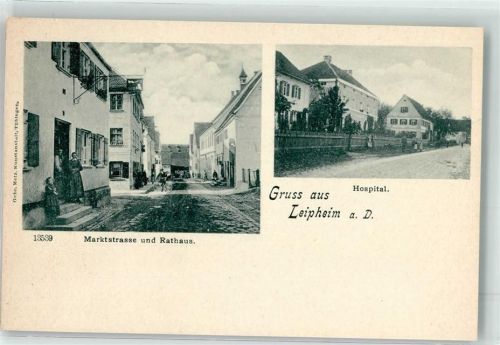 Leipheim Marktstraße Rathaus Hospital