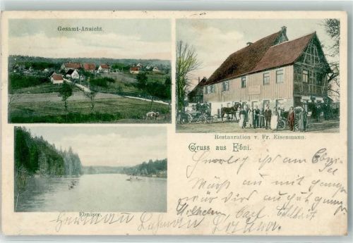 Ebni 1907 Gasthaus v. Fr. Eisenmann Ebnisee