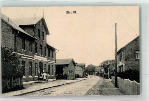 Niebüll 1914 Dorfstraße
