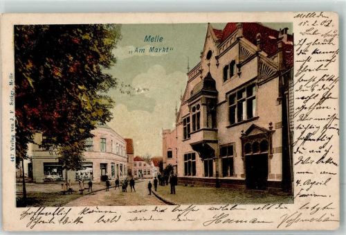 Melle 1903 Am Markt