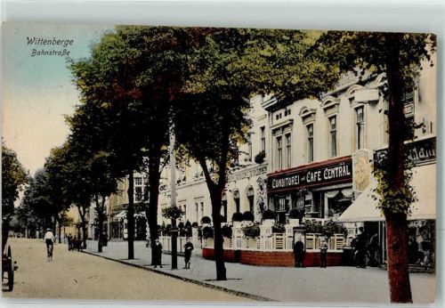 Wittenberge 1910 Bahnstraße Cafe Central