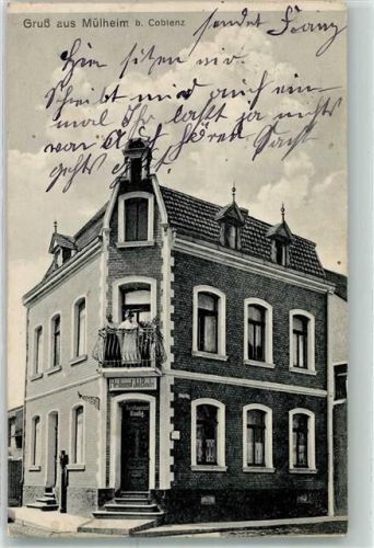 Mülheim-Kärlich 1914 Gasthaus Baulig