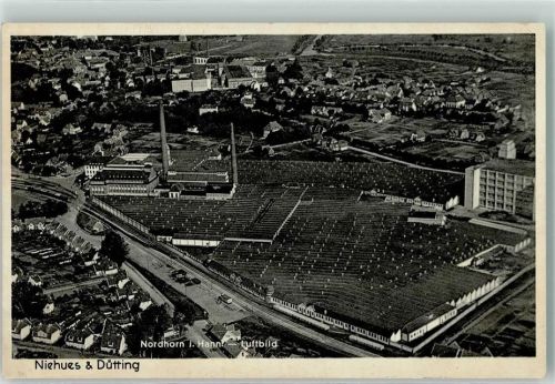 Nordhorn Fabrik Niehues & Dürring Fliegeraufnahme